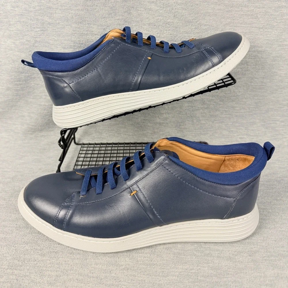Samuel Hubbard Featherlight Flight Sneakers Mens 11 M Blue Navy Leather Casual